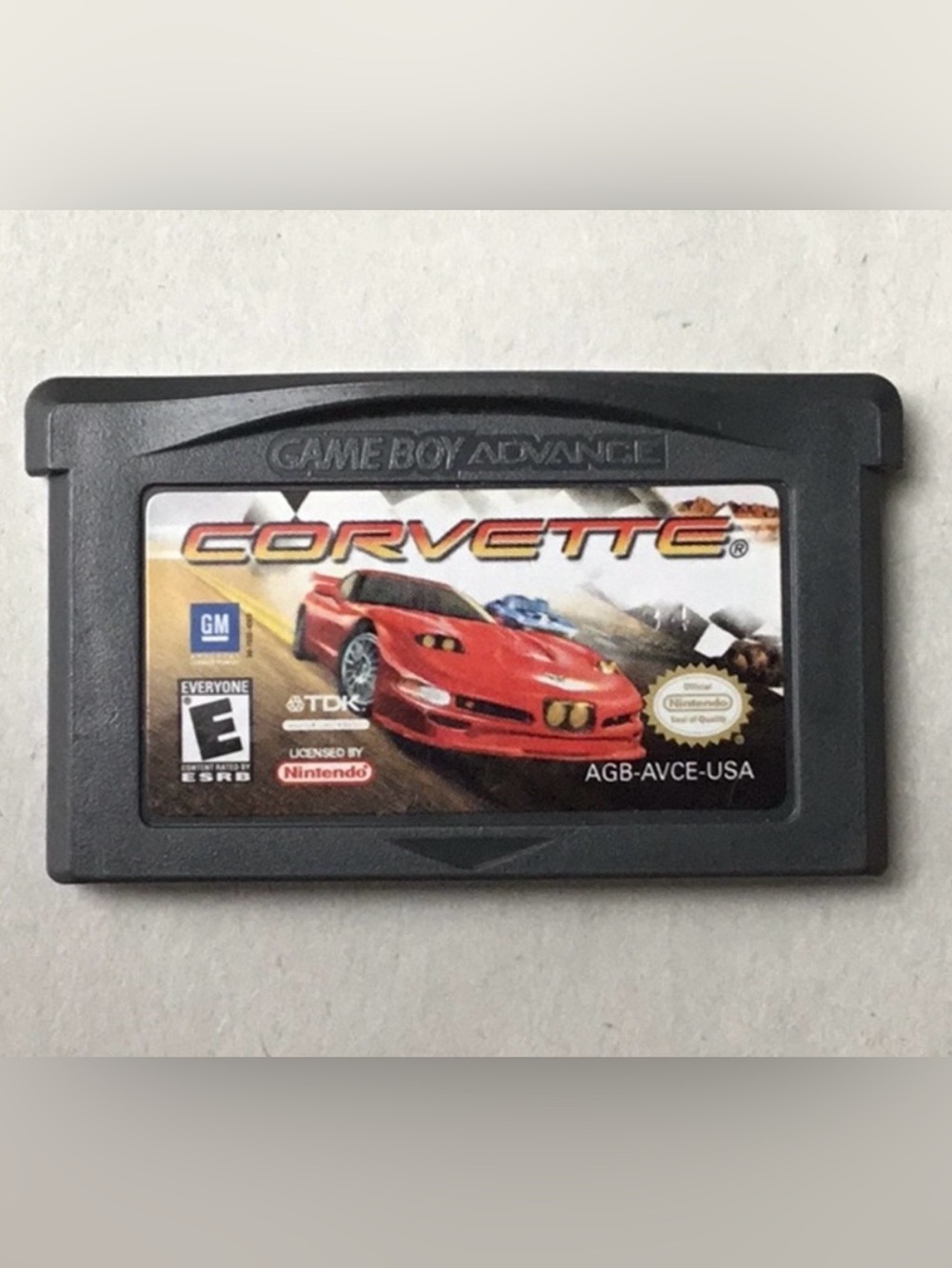 Corvette Nintendo Gameboy Advance Game GBA Game Boy Tested